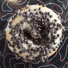 Charlie Brown - Peanut butter glaze and mini chocolate chips donut.