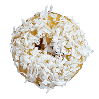 Banana Coconut- hand made donut