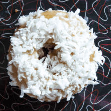 Sea Foam - Honey glaze and coconut donut.