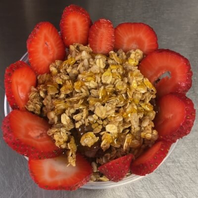 Acai Bowl Granola and Strawberry