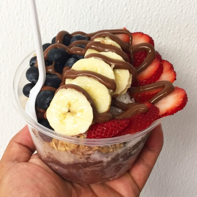 Acai Bowl Desert - Banana,Chocolate, Blueberry